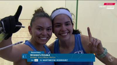 ¡Oro panamericano! Gaby Martínez y María Rodríguez son las número 1 del continente