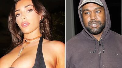 Kanye West y su esposa aparecen en la calle descalzos y con el trasero al aire libre