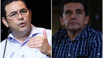 Presidente Jimmy Morales felicita a líder magisterial Joviel Acevedo y le pide seguir luchando