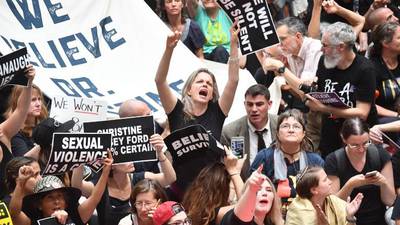 FOTOS. Miles protestan en Washington en contra de juez acusado de agresión sexual