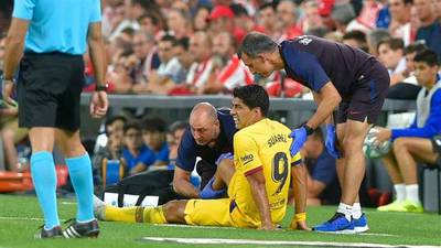 Se confirma la gravedad de la lesión de Luis Suárez