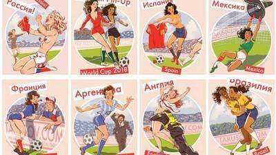 Calendario con bellezas de la Copa del Mundo conquista Internet