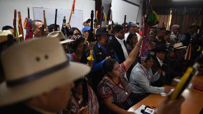 Autoridades indígenas se solidarizan con víctimas de desalojos violentos