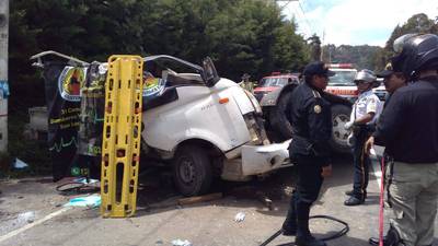 VIDEO. Tres personas mueren tras fuerte accidente en ruta Interamericana