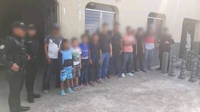 PNC intercepta a más de 50 migrantes indocumentados que transitaban en territorio nacional