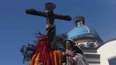 El Santo Cristo de Esquipulas, "Ícono de nuestra fe", recorrió el Centro Histórico