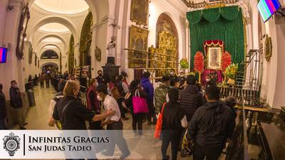 FOTOS. Así se vive la veneración a San Judas Tadeo en La Merced