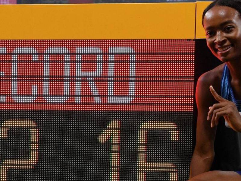 Dalilah Muhammad marca historia en los 400 metros vallas del Mundial de Atletismo 