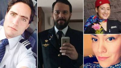 Internautas rinden homenaje a la tripulación del avión accidentado en Durango