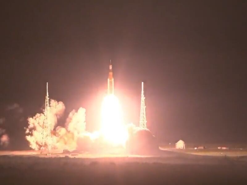 VIDEOS: Despegó con éxito la misión Artemis I, de la NASA, a la Luna