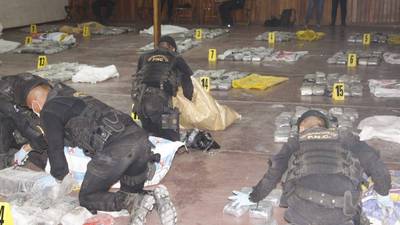 Crimen organizado perdió casi US$100 millones por incautación de droga