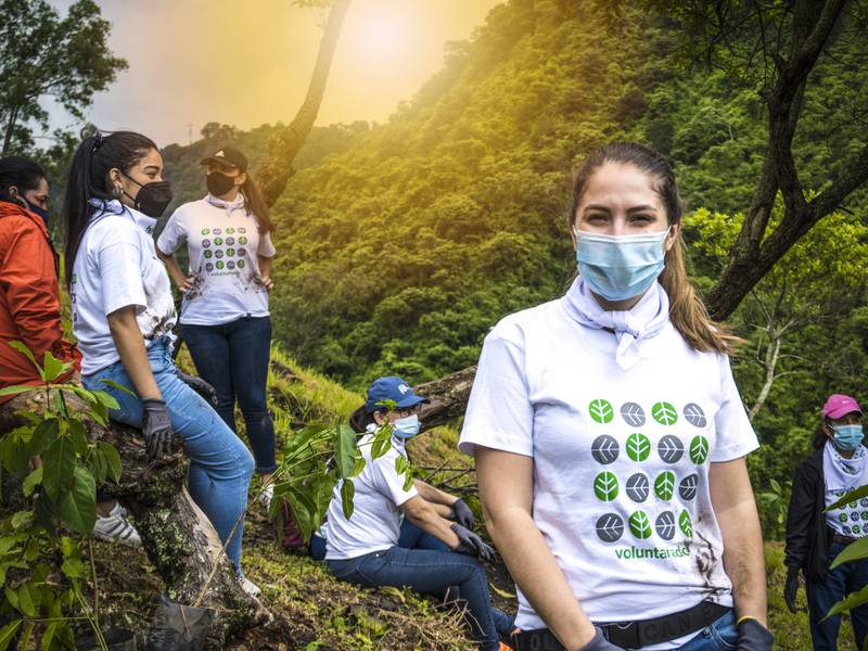 Spectrum inicia la reforestación de 6,000 árboles en la Ciudad de Guatemala