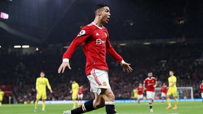 Exhibición de Cristiano Ronaldo ¿en su despedida en Old Trafford?