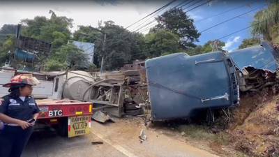 Accidente múltiple en ruta Interamericana complica tránsito