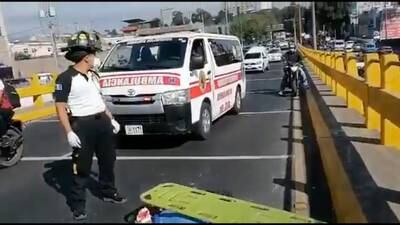 TRÁNSITO. Motorista fallece sobre el puente La Castellana