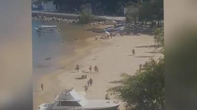 VIDEO. Balacera en playa de Acapulco dejó cuatro muertos