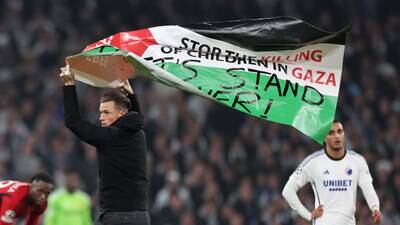 Champions League: Aficionado y su angustiante petición a favor de Gaza