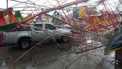 EN IMÁGENES. Lluvias torrenciales y ráfagas de vientos causan destrozos en Jalapa