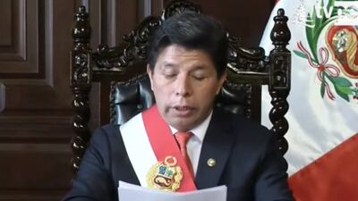 VIDEO: En mensaje a la nación, presidente de Perú anuncia que disuelve el Congreso