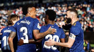 Triunfo del Madrid ante el Celta con doblete de penal de Karim Benzema