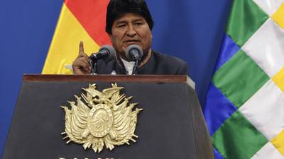 Evo Morales convoca a nuevos comicios en Bolivia tras auditoría de OEA