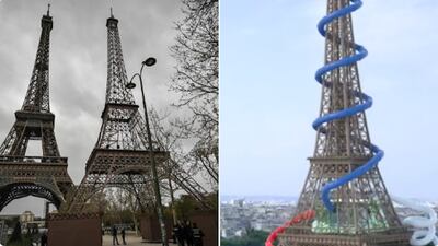 Una segunda torre Eiffel y un tobogán ¿qué ocurre en París?