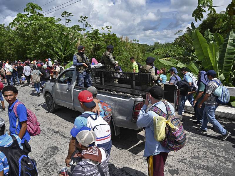Migrantes hondureños se resignan a regresar a su país