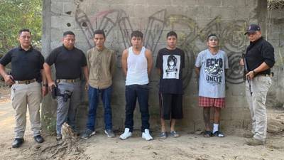 Detienen a pandilleros salvadoreños a orillas del río Suchiate