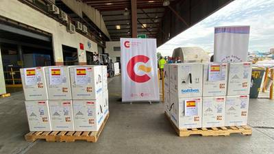 Guatemala recibe vacunas Covid-19 donadas por España