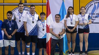 El VIII Guatemala International Series 2022 de bádminton deja dos oros para el país