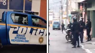 VIDEO. Hombres atentan contra agentes de la PNC y PMT en Villa Hermosa