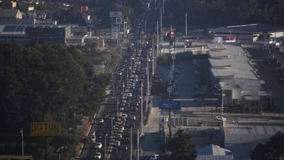 Advierten tráfico lento para mañana en ruta de Santa Catarina Pinula