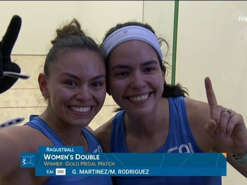 ¡Oro panamericano! Gaby Martínez y María Rodríguez son las número 1 del continente