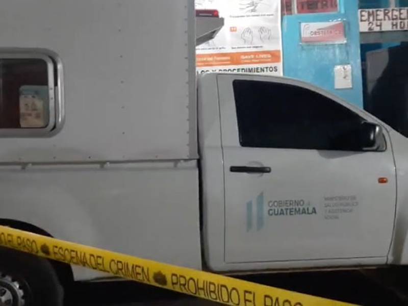 Enfermero es asesinado en ataque directo en Huehuetenango