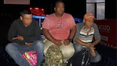 Interceptan a grupo de migrantes hondureños que ingresó al país de forma irregular