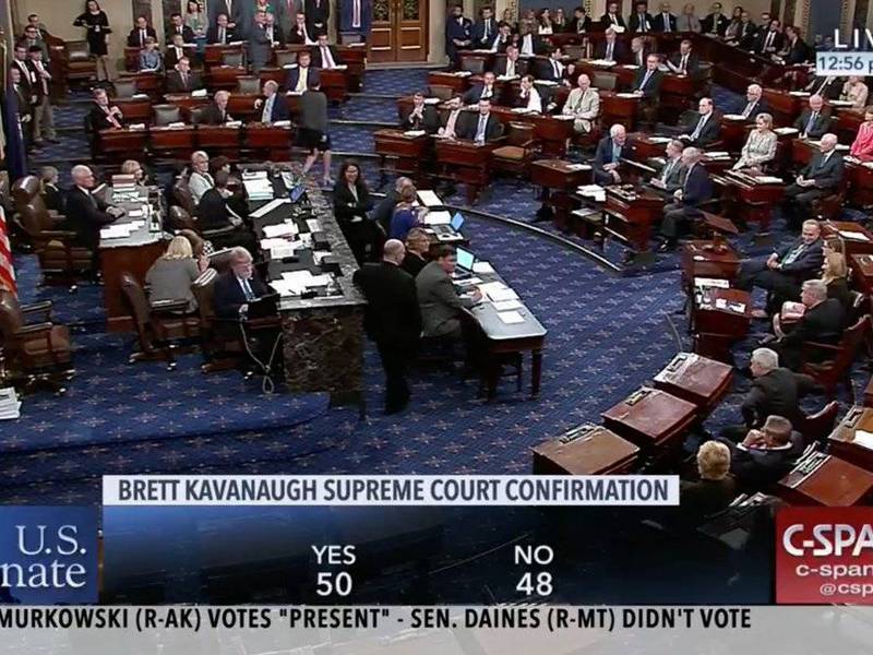 Senado de EEUU confirma a Brett Kavanauhg en la Corte Suprema de Justicia