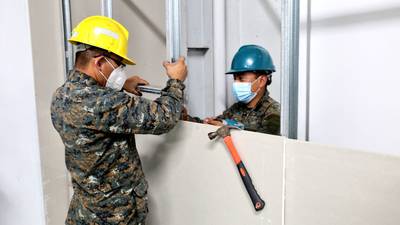 Cuerpo de Ingenieros del Ejército avanza en ampliación del hospital del Parque de la Industria