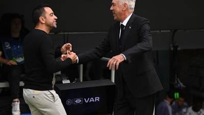 Xavi y Ancelotti analizan el Clásico de Copa del Rey