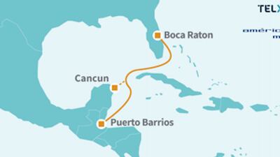 América Móvil y Telxius comunicarán el Atlántico y el Pacífico con cable submarino "AMX3 Tikal"