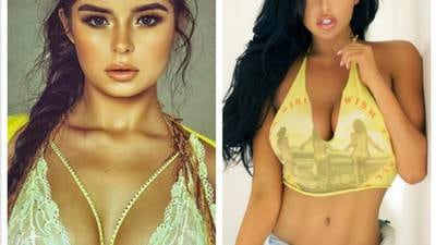 Candentes modelos muestran sus infartantes curvas a lo Kim Kardashian