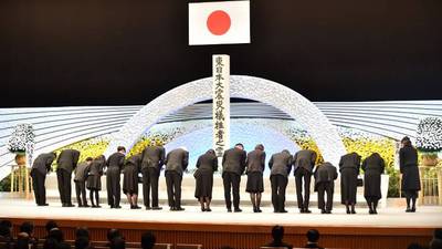 Japón conmemora el aniversario del terremoto y tsunami de 2011