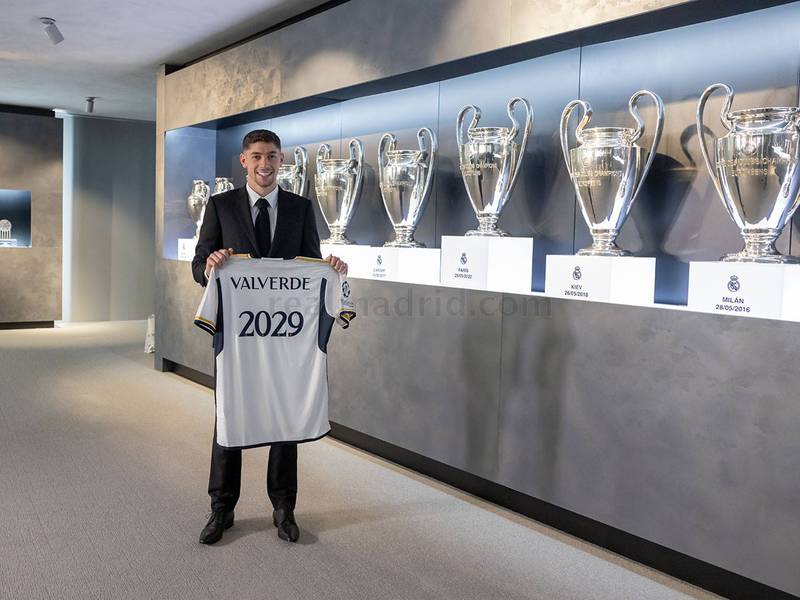 Federico Valverde renueva con el Real Madrid hasta 2029
