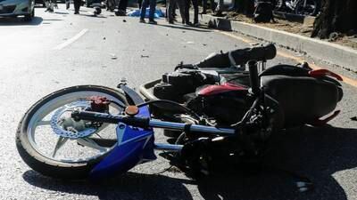 Motorista muere en accidente cerca de la Tribuna Militar en la zona 5