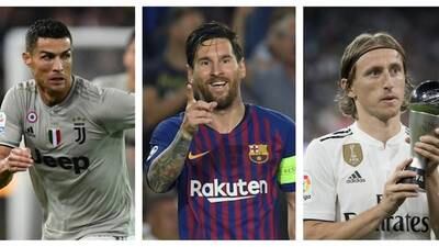 Cristiano, Messi y Modrić, entre los nominados al Balón de Oro