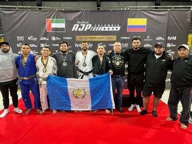 Guatemala brilla en Colombia: Delegación de connacionales sobresale en el campeonato de jiu-jitsu