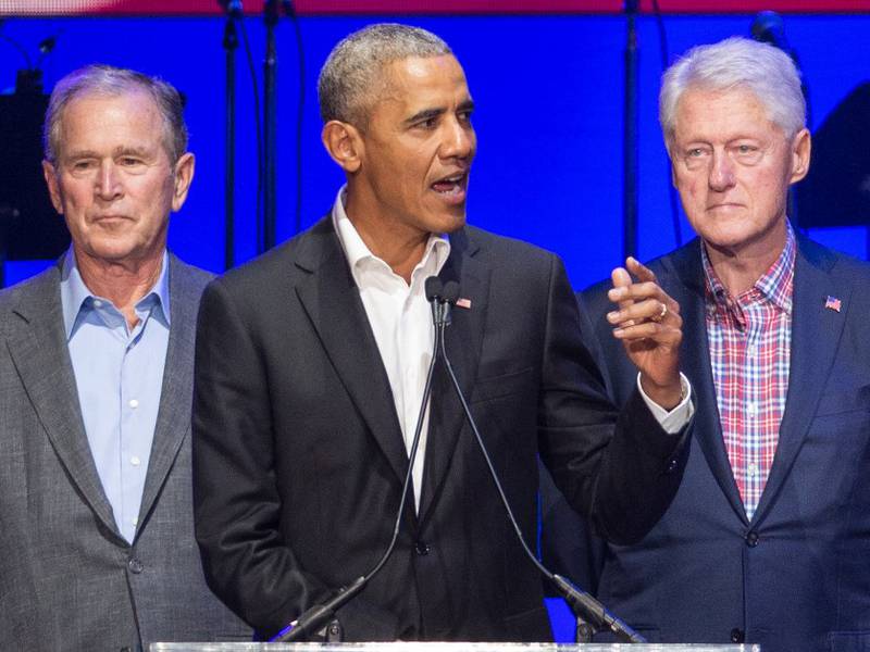 Obama, Bush y Clinton, dispuestos a vacunarse públicamente contra el Covid-19