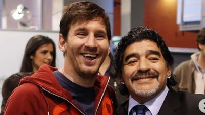 Messi y el adiós más triste por la partida de Diego Maradona