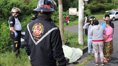 Muere ciclista tras accidente en la zona 9 de Mixco