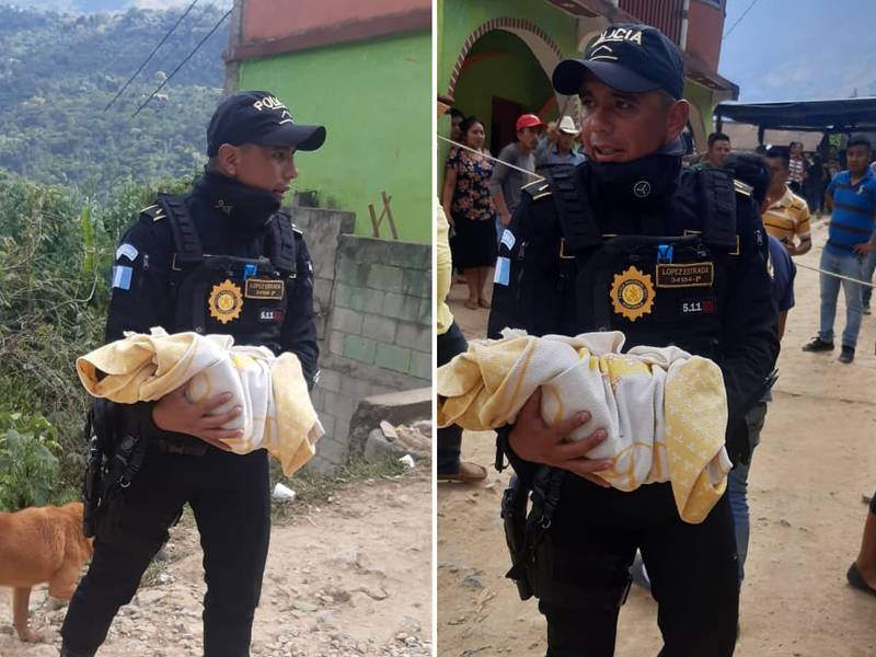 Hallan a bebé abandonado en un basurero en Huehuetenango