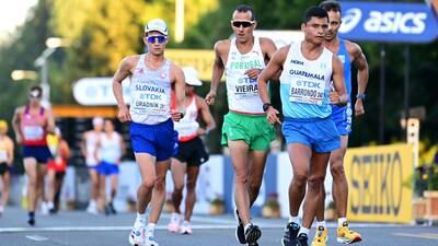 Barrondo completa los 35 kilómetros de marcha en el Mundial de Atletismo